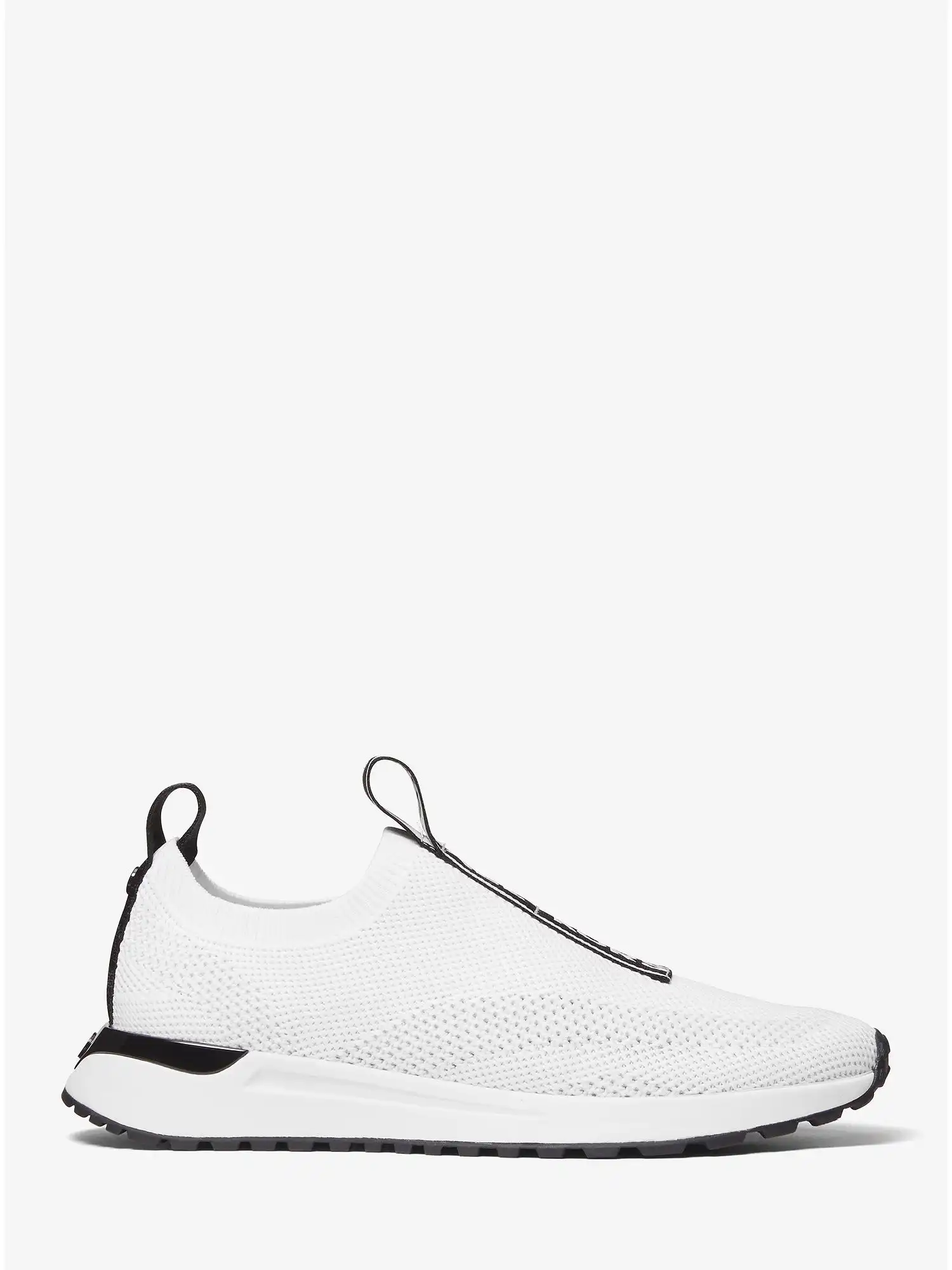 Bodie Logo Tape Mesh Slip-On Trainer Optic White