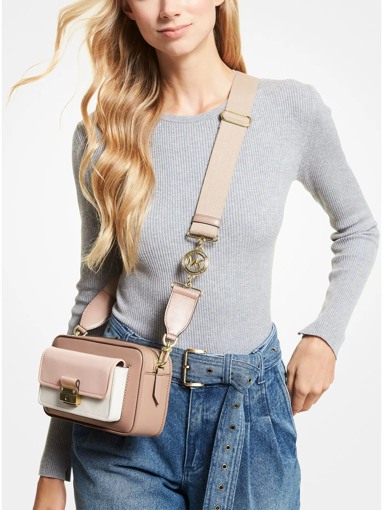 Bradshaw Medium Color-Block Leather Camera Bag Sfp Ltcr Fwn