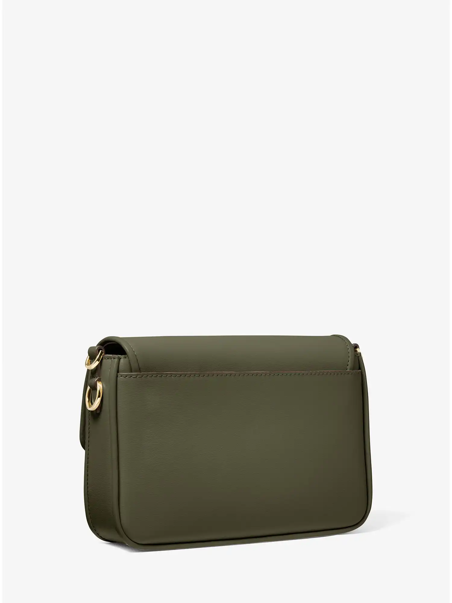 Bradshaw Medium Leather Messenger Bag Olive