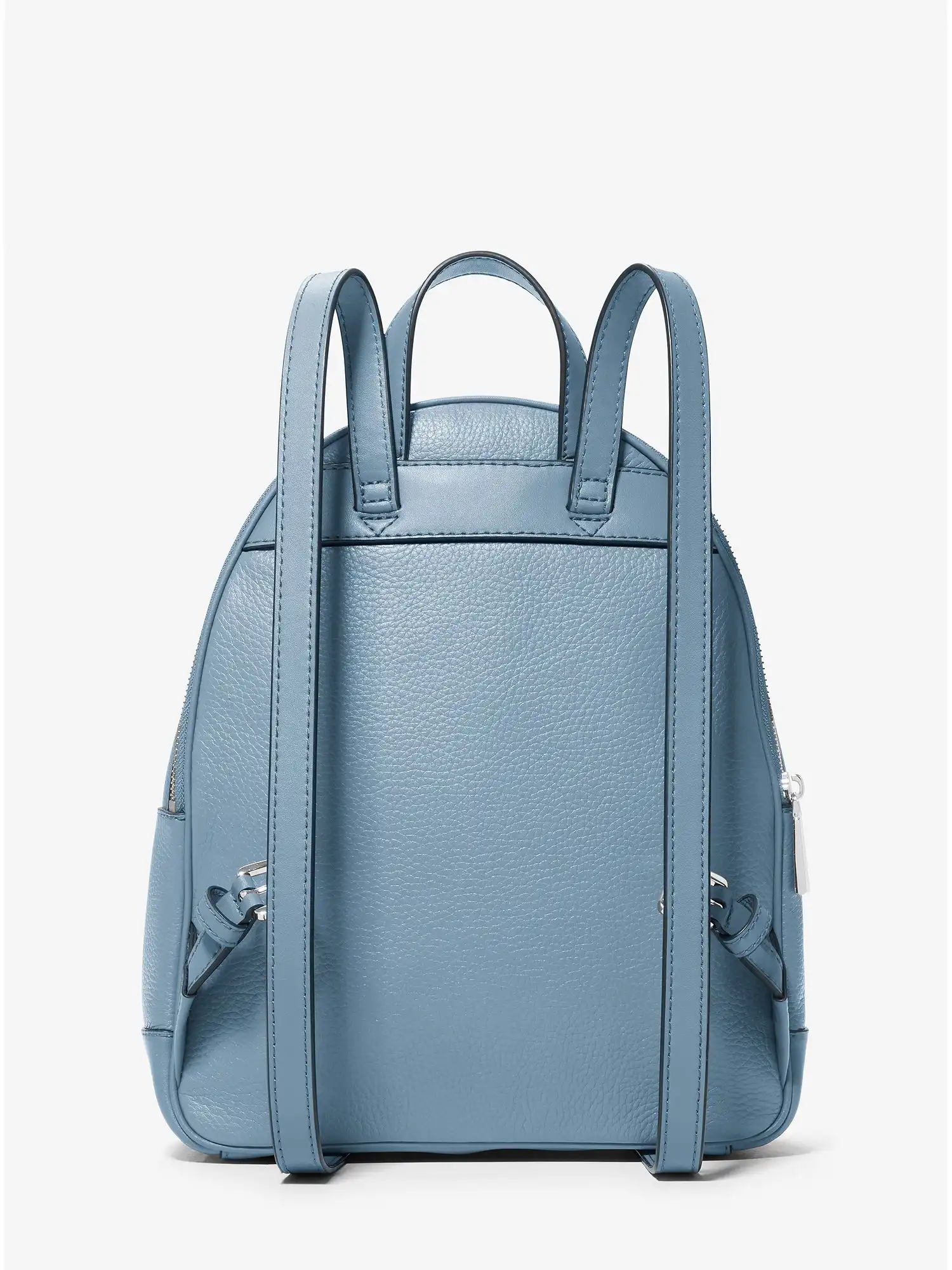 Brooklyn Large Pebbled Leather Backpack Chambray