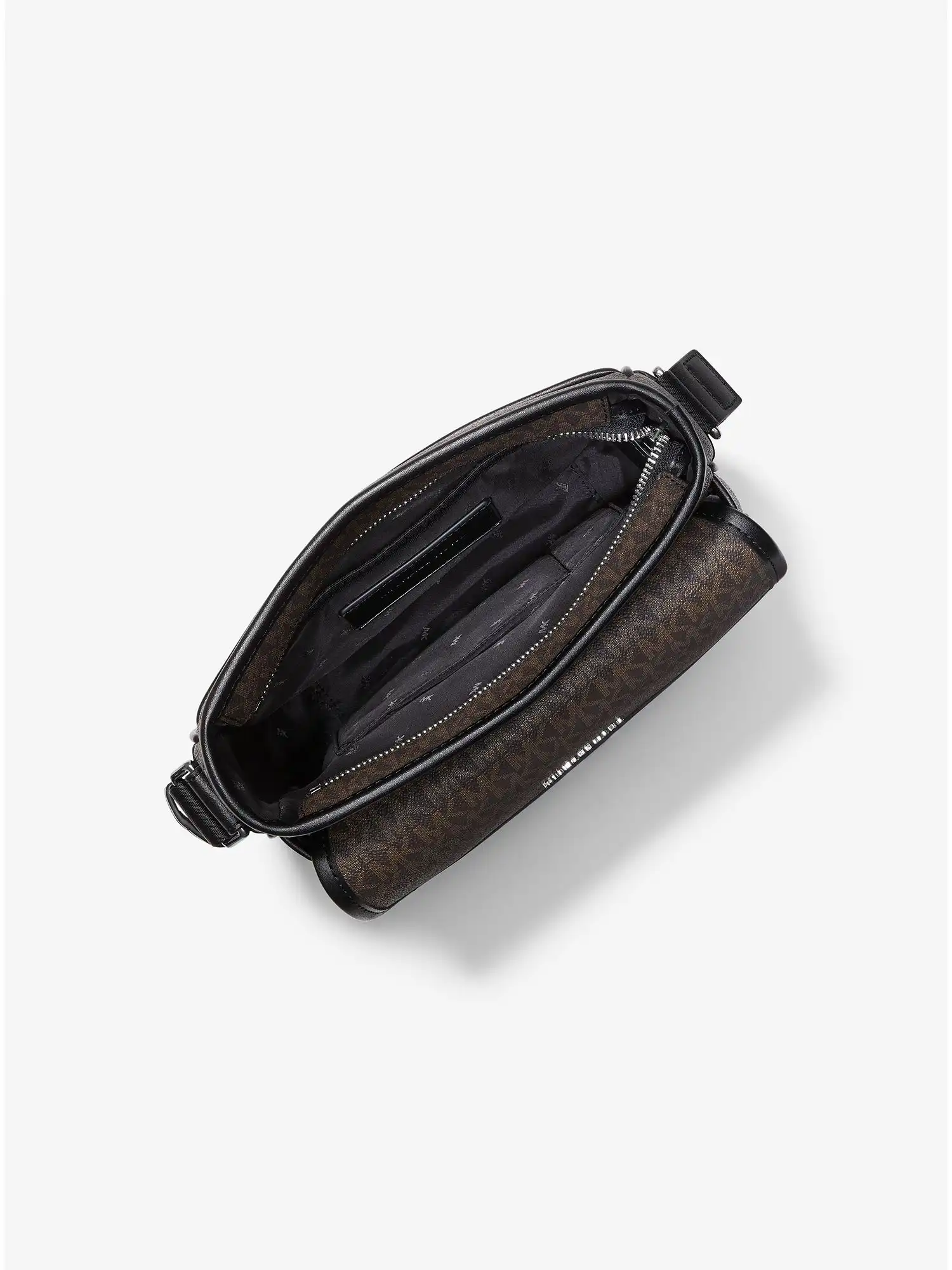 Cooper Logo Crossbody Bag Brown Black