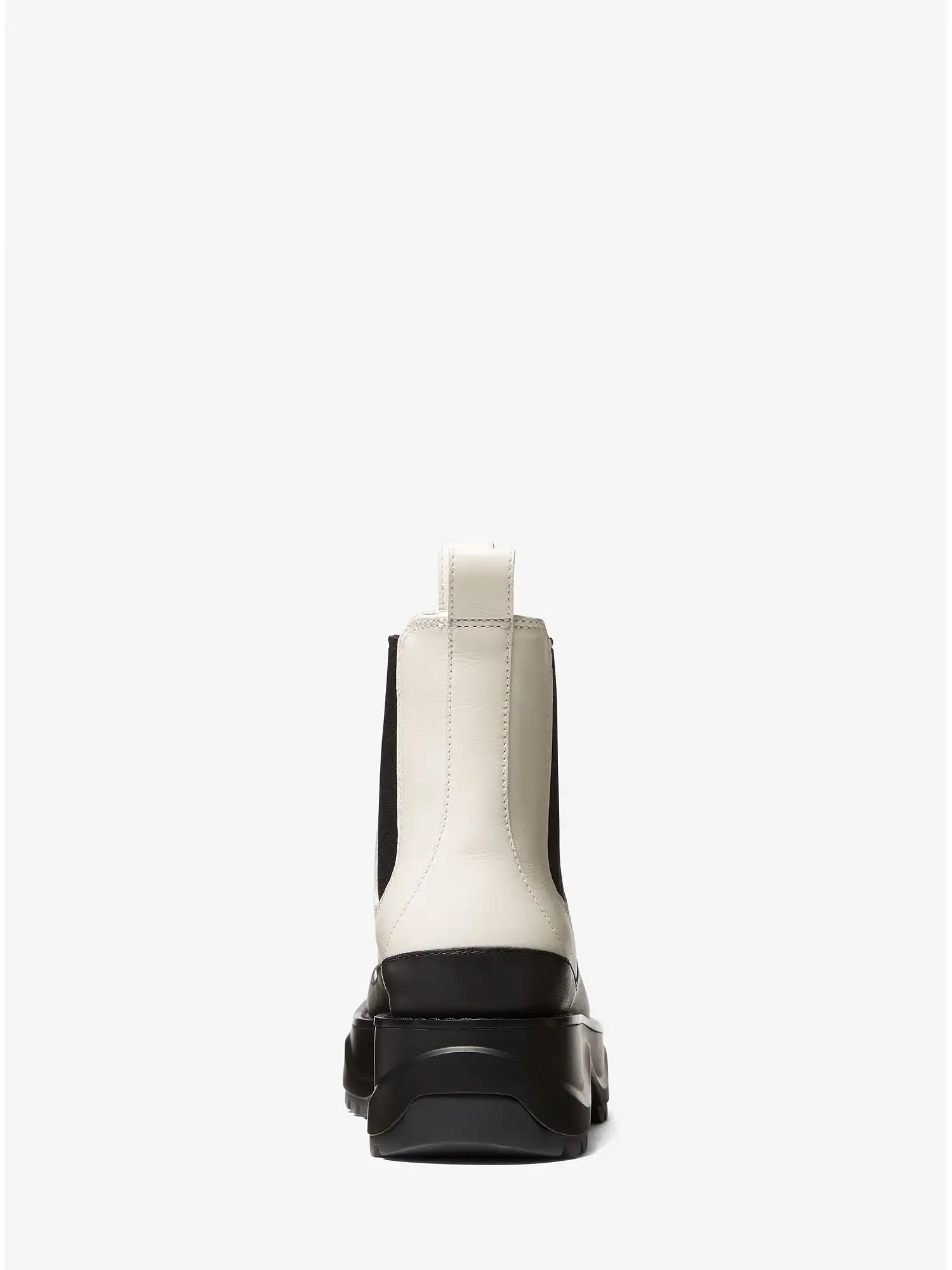 Dupree Two-Tone Leather Boot Lt Cream