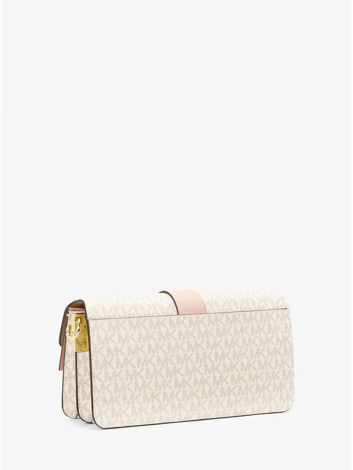 Greenwich Medium Logo Shoulder Bag Vanilla Soft Pink