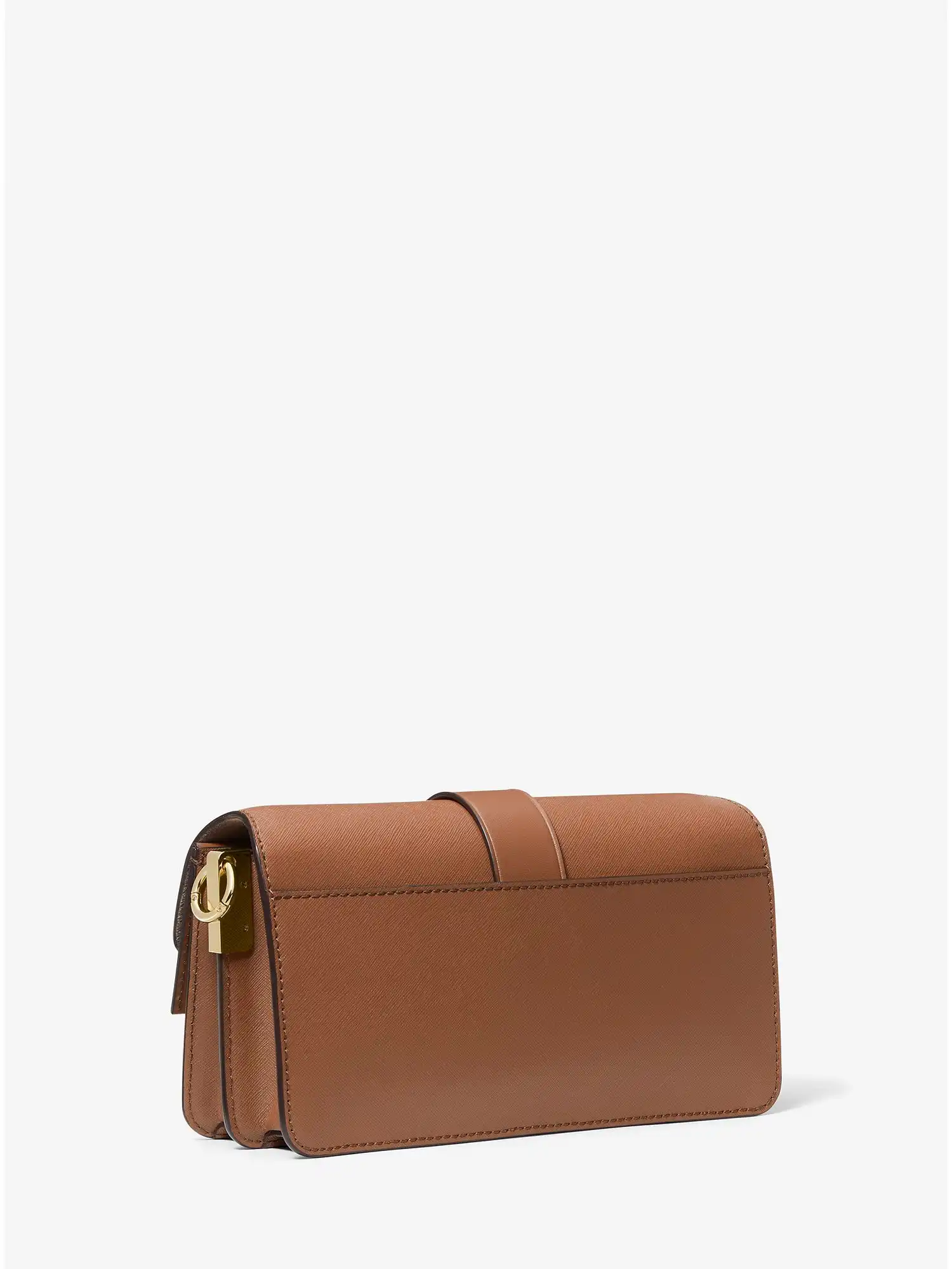Greenwich Medium Saffiano Leather Shoulder Bag Luggage
