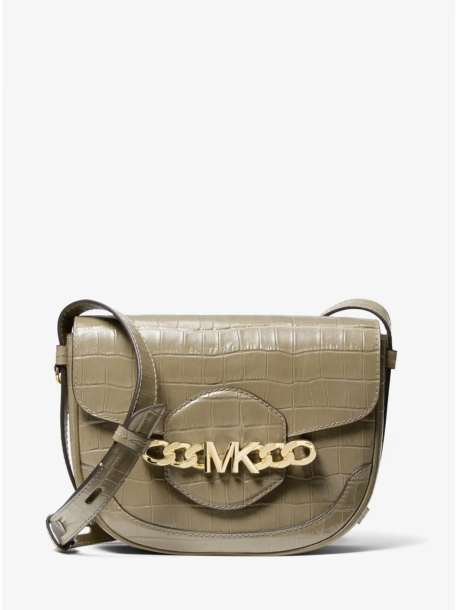 Hally Medium Crocodile Embossed
