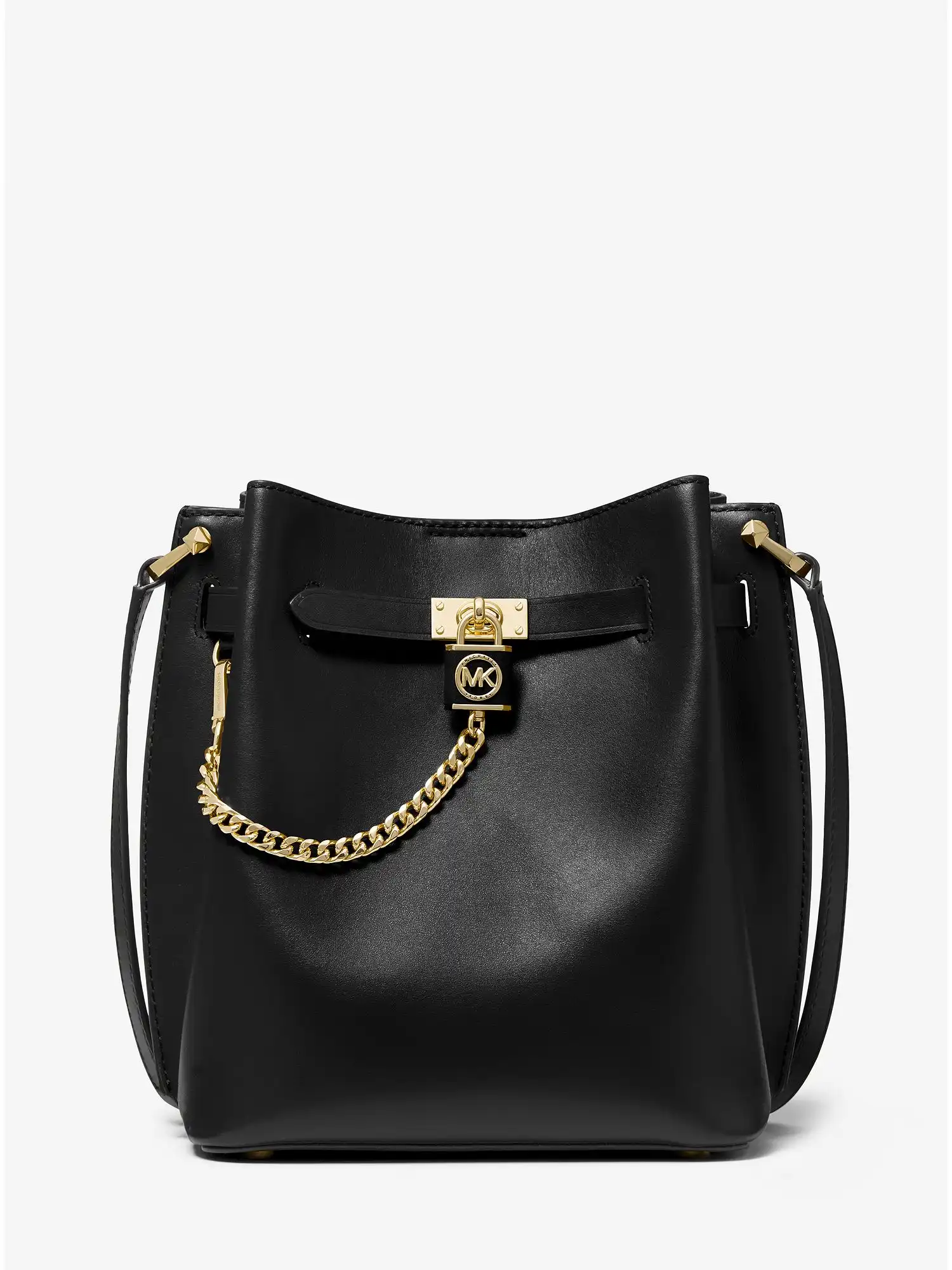 Hamilton Legacy Medium Leather Messenger Bag Black