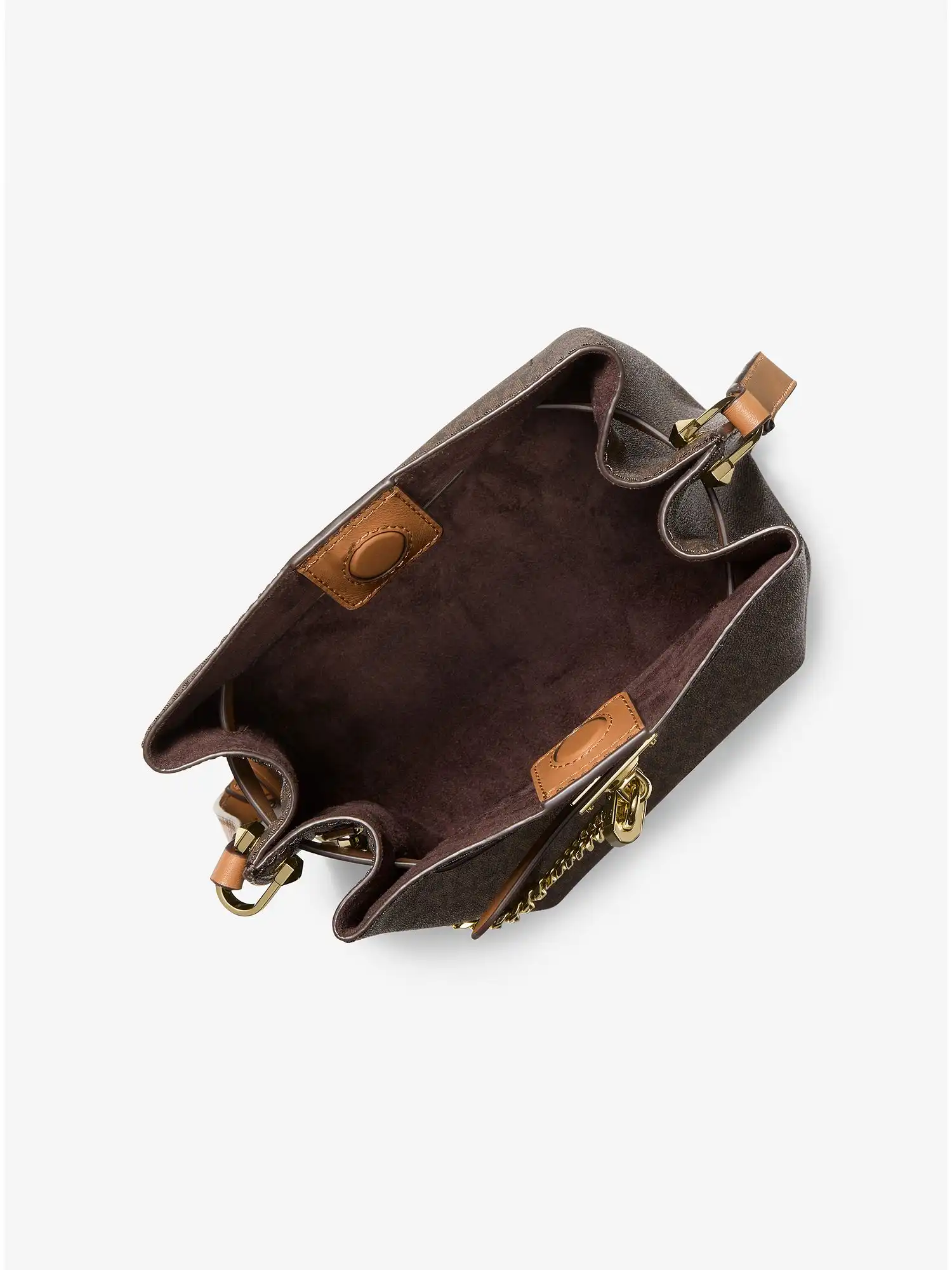 Hamilton Legacy Medium Logo Messenger Bag Brn Acorn