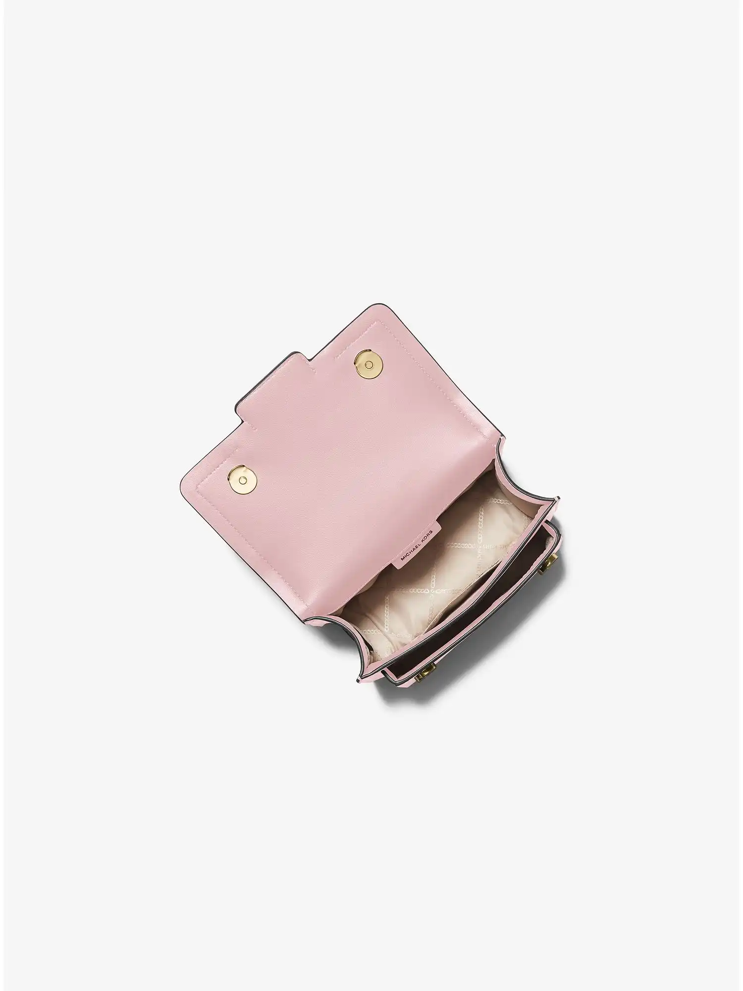 Heather Extra-Small Leather Crossbody Bag Smokey Rose