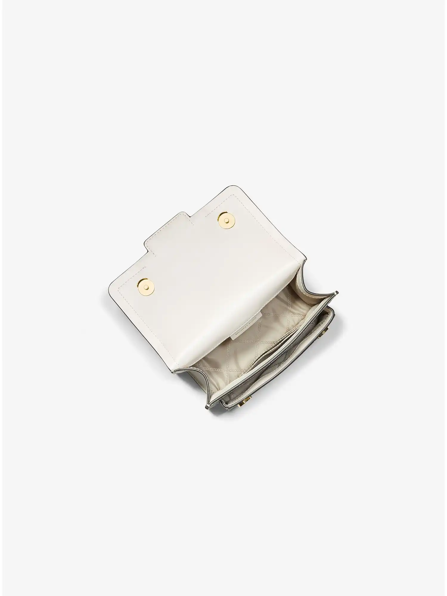 Heather Extra-Small Logo Crossbody Bag Van Cream