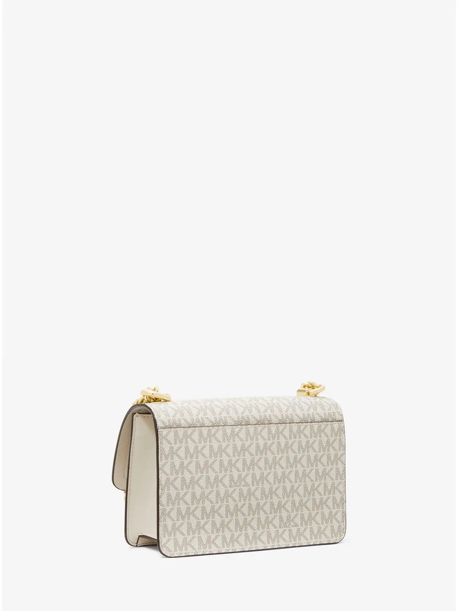 Heather Extra-Small Logo Crossbody Bag Van Cream