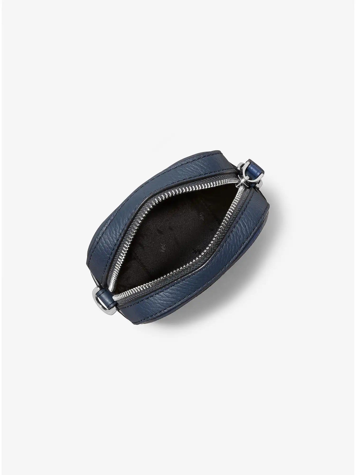 Hudson Color-Block Leather Smartphone Crossbody Bag Navy