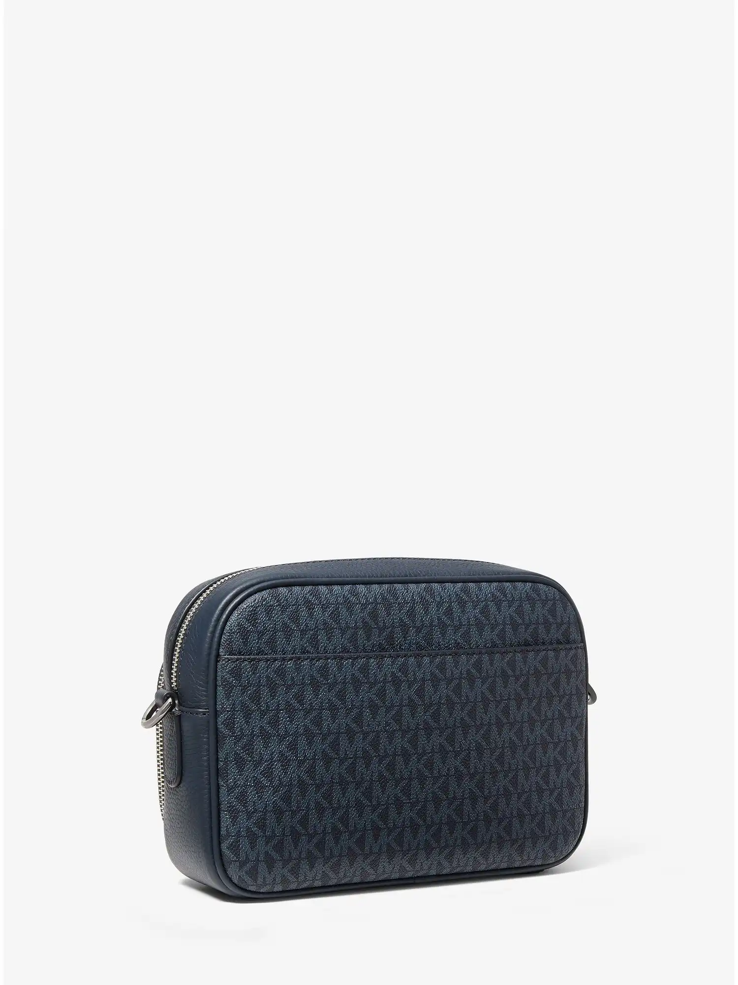 Hudson Logo Stripe and Leather Crossbody Bag Admiral Mlti