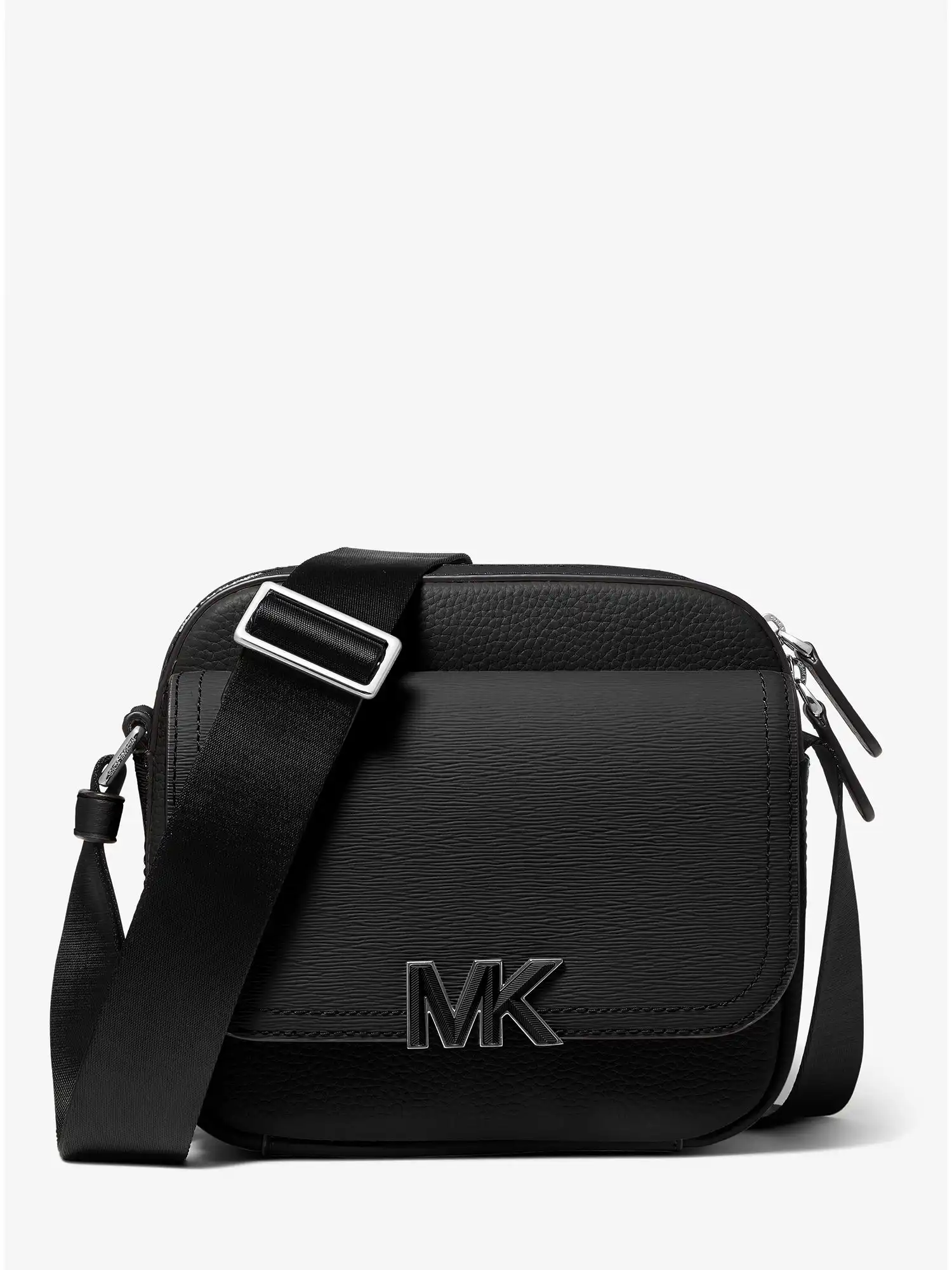 Hudson Textured Leather Messenger