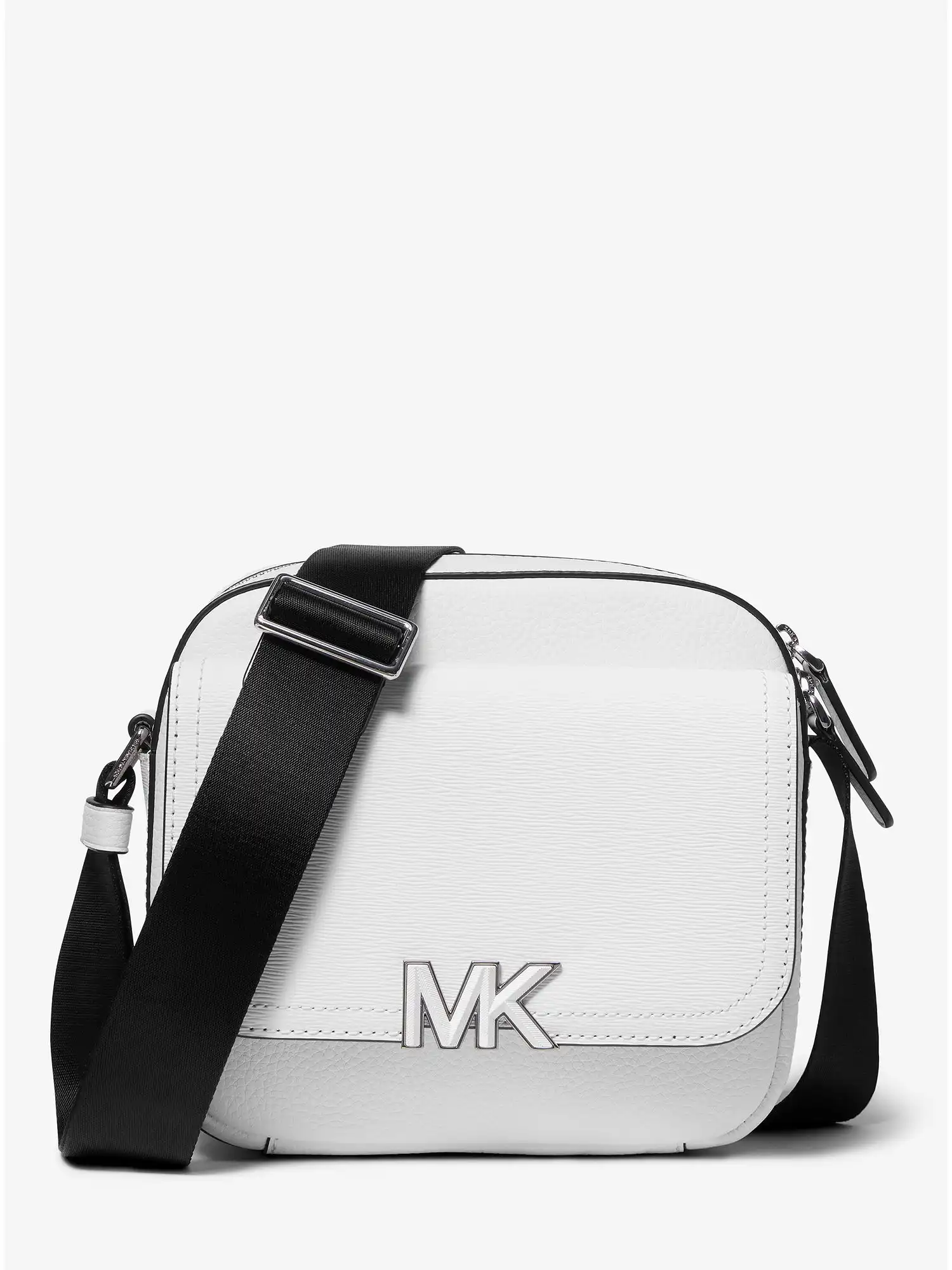 Hudson Textured Leather Messenger