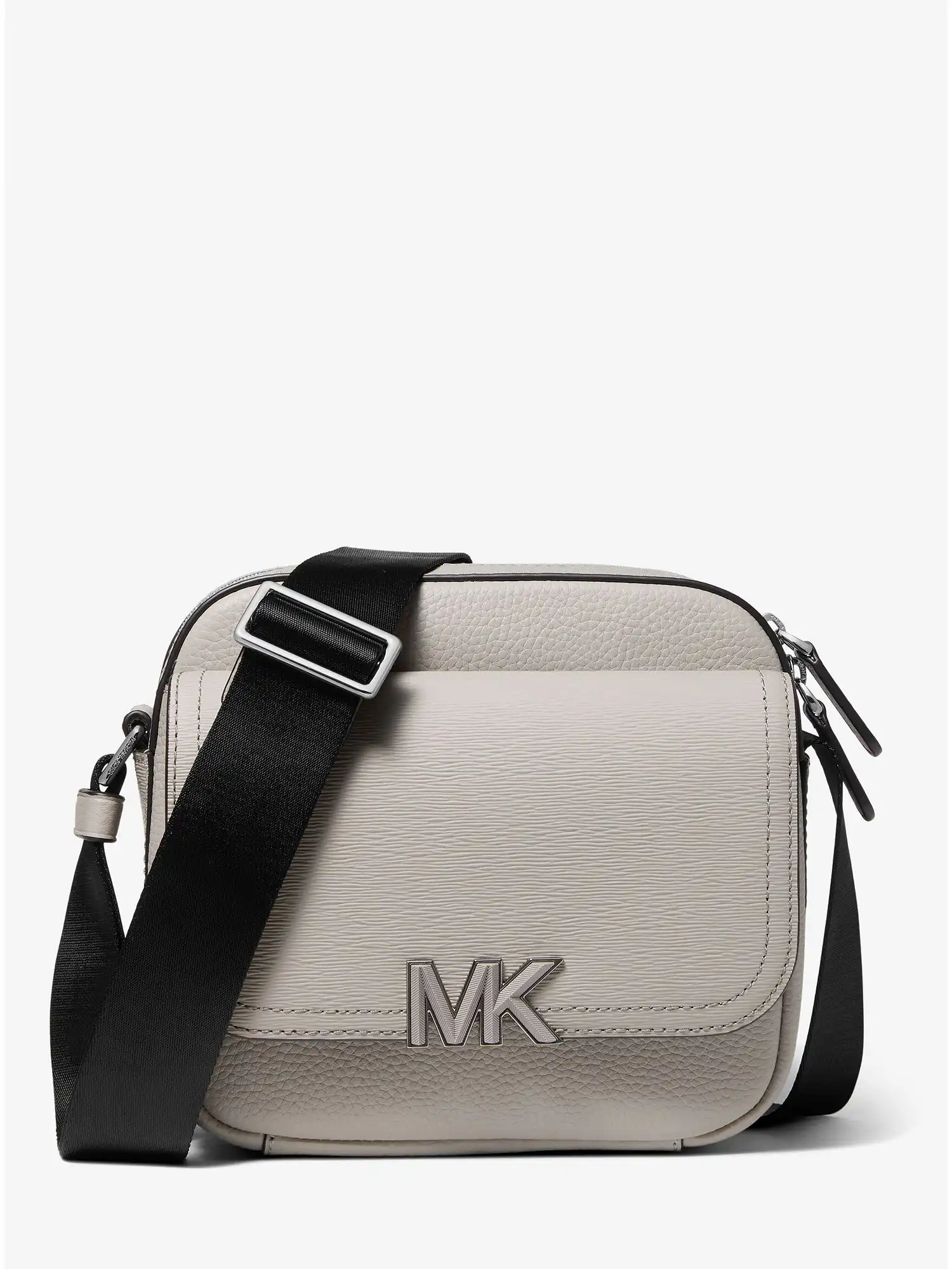 Hudson Textured Leather Messenger