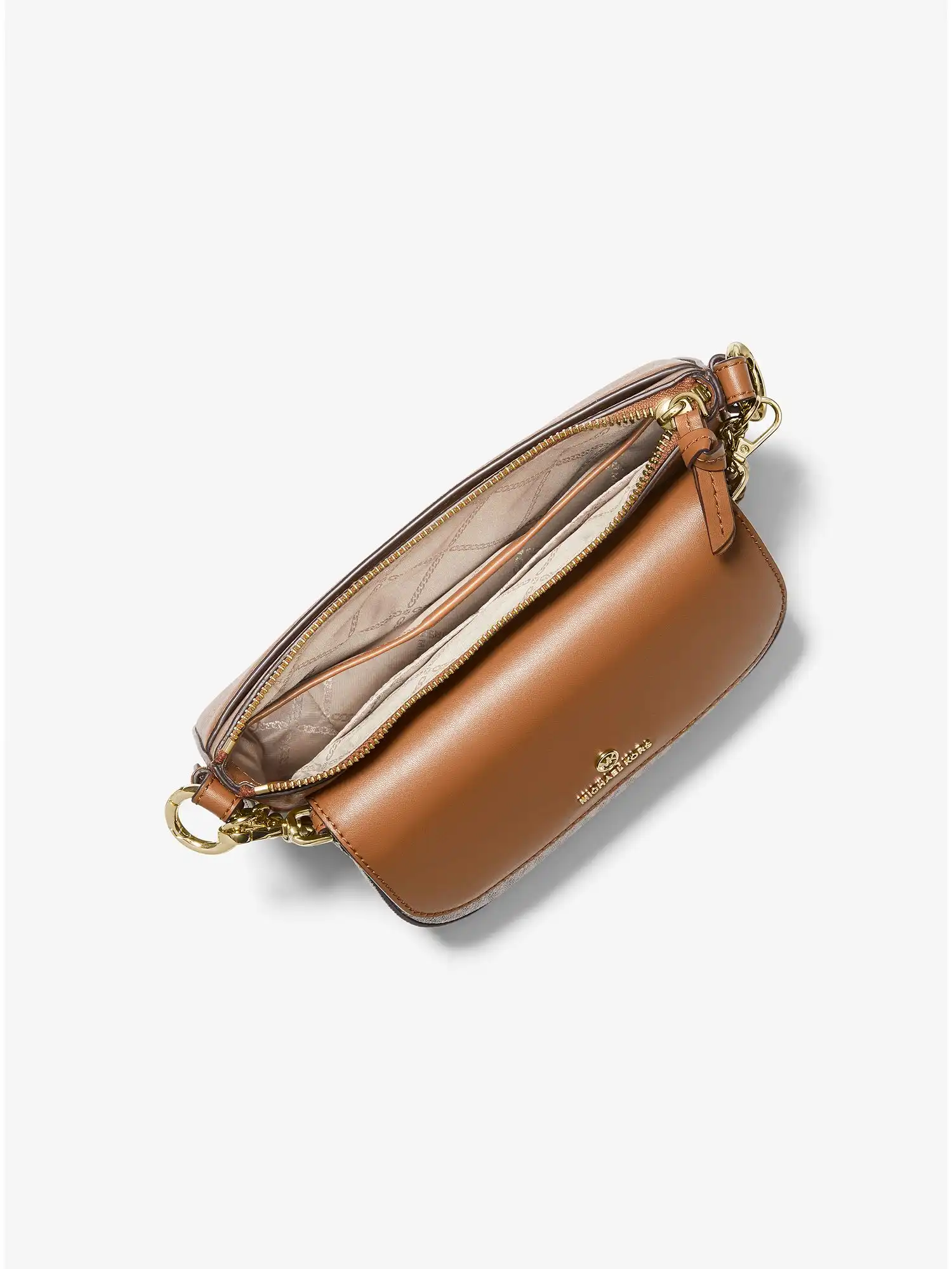 Jet Set Medium Leather and Logo 4-in-1 Crossbody Bag Set Vanilla Acorn