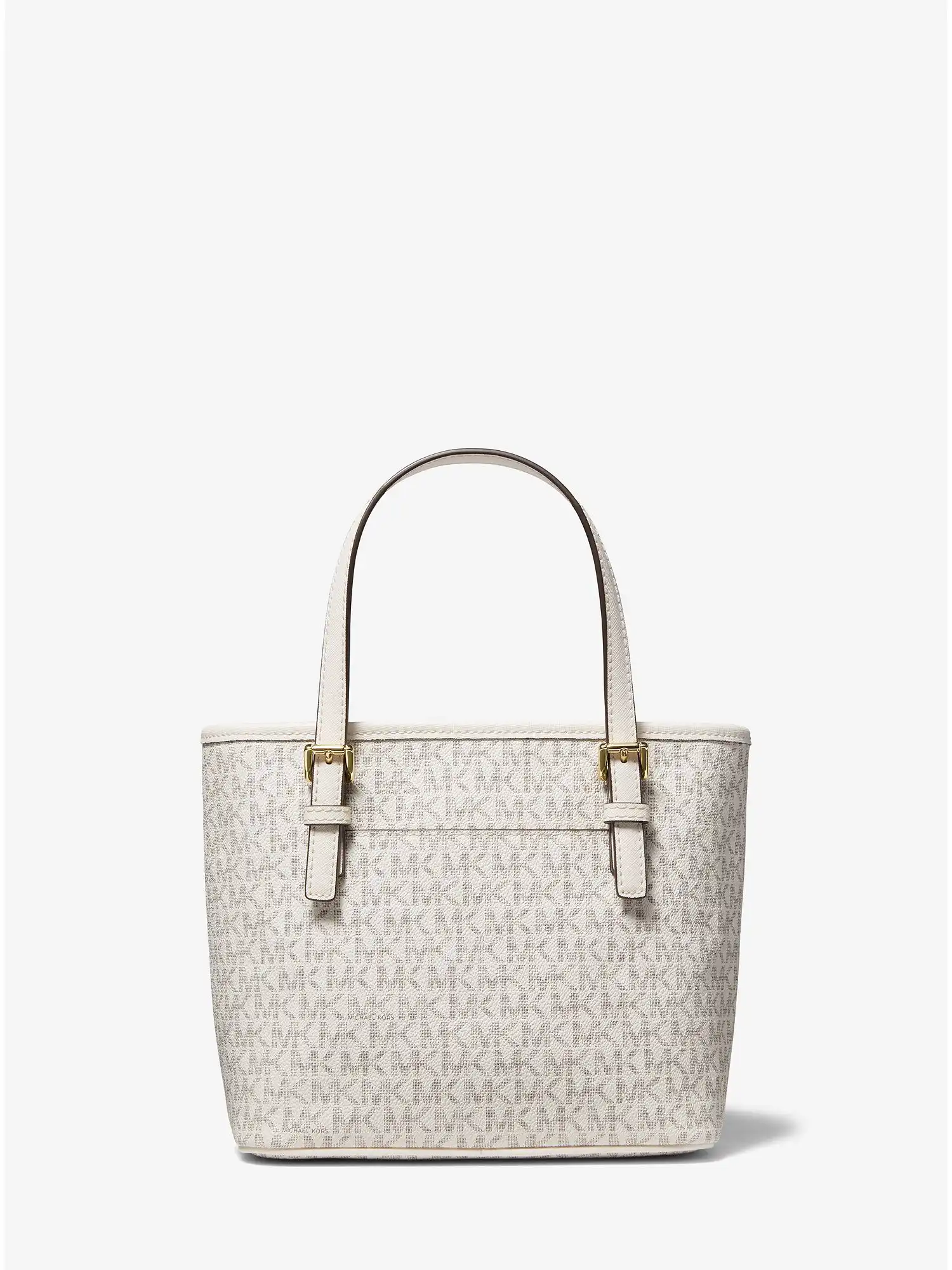 Jet Set Travel Extra-Small Logo Top-Zip Tote Bag Lt Crm Multi