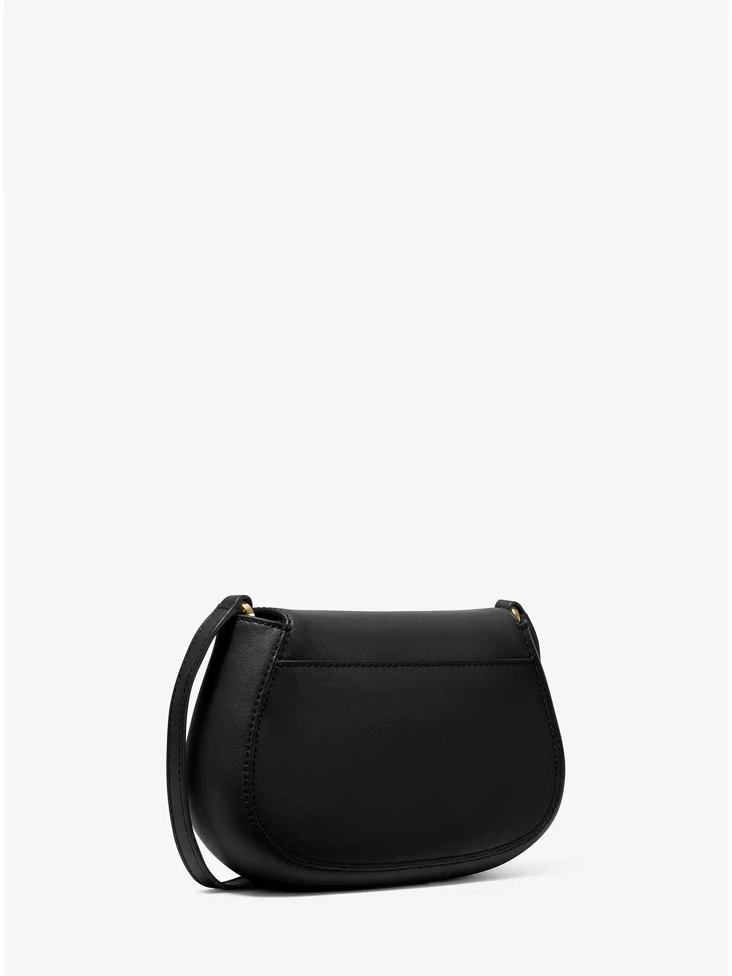 Jolene Small Leather Crossbody Bag Black