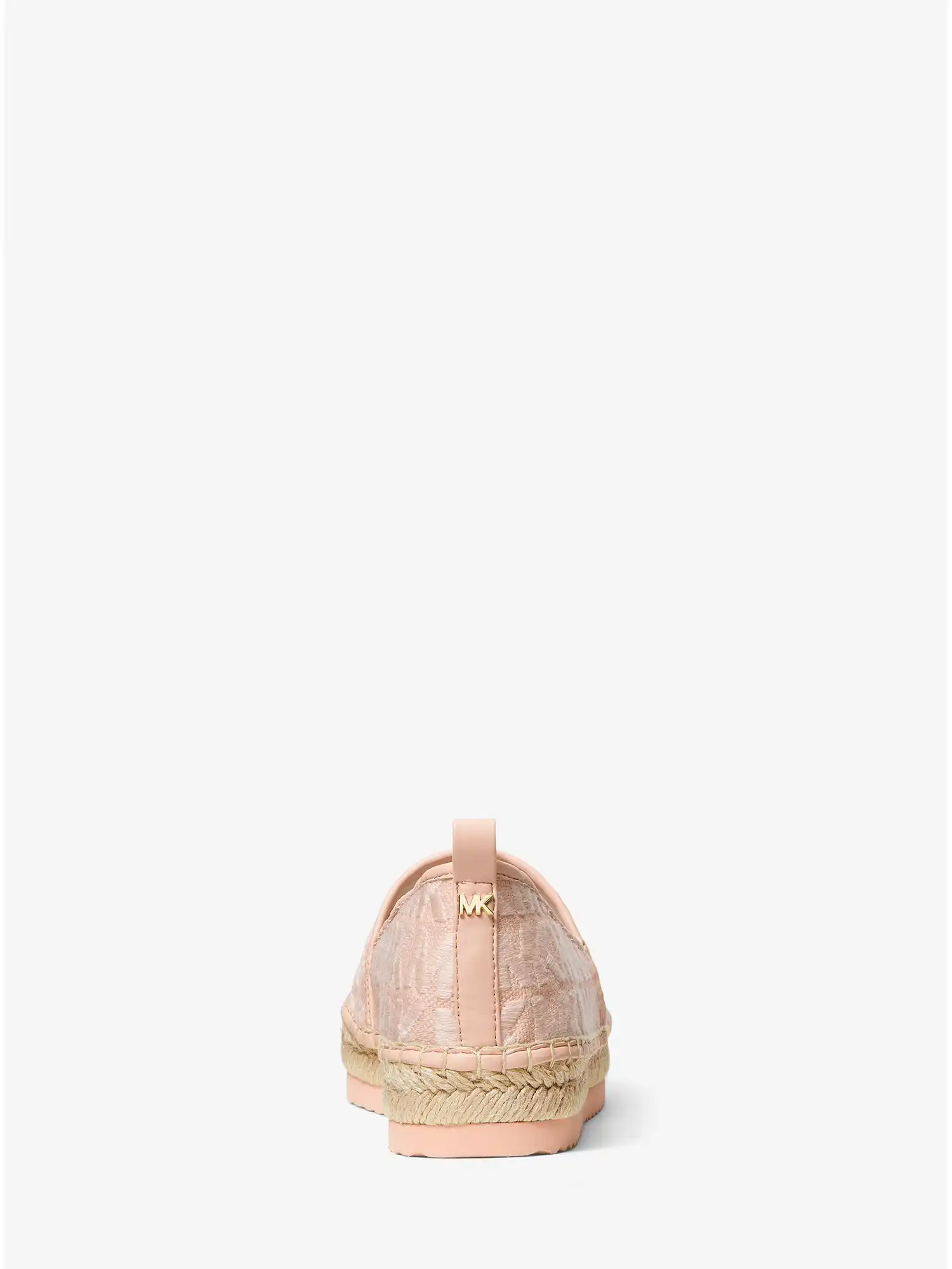 Lenny Logo Embroidered Canvas Slip-On Espadrille Soft Pink
