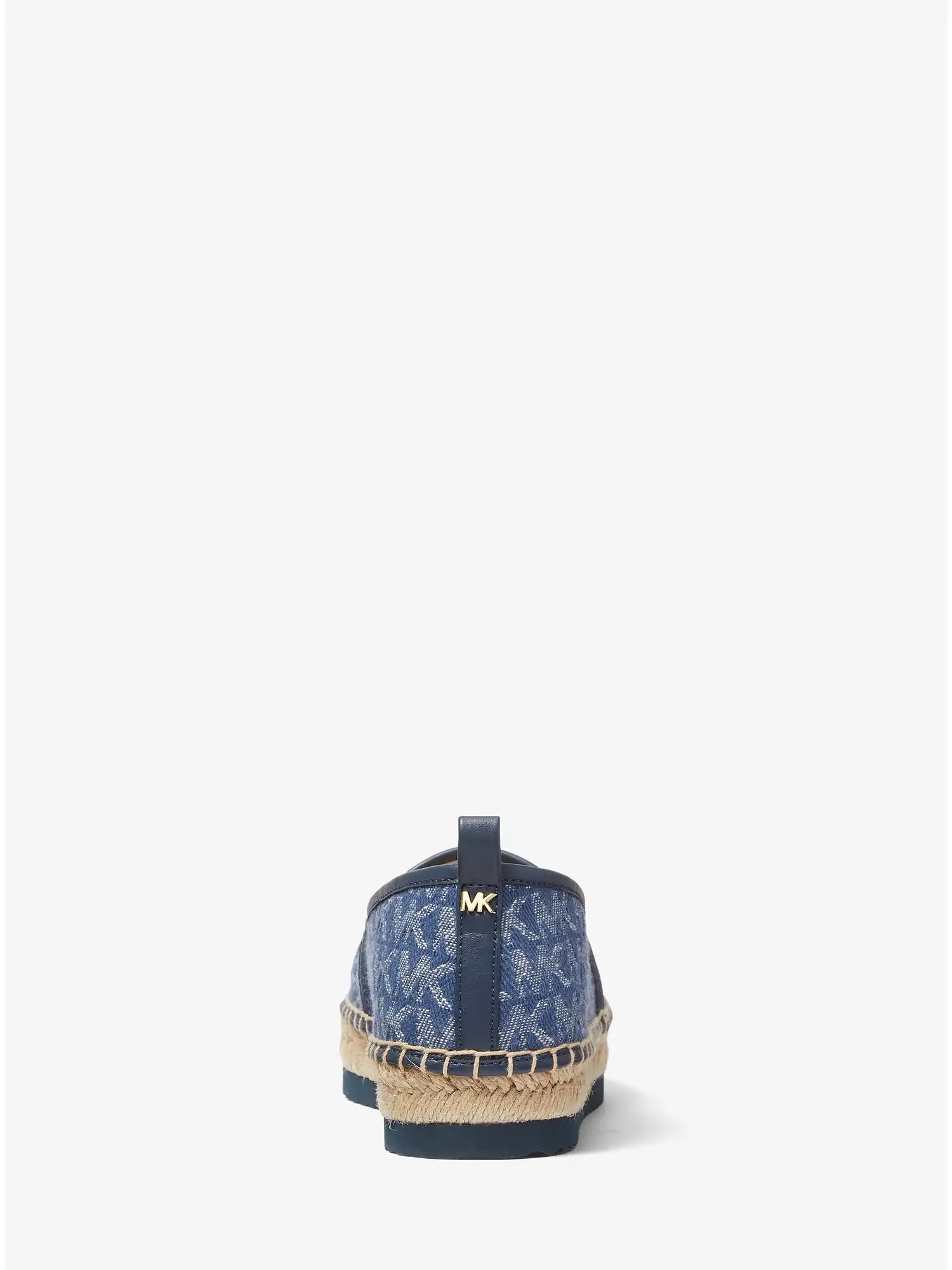 Lenny Logo Jacquard Slip-On Espadrille Denim Navy