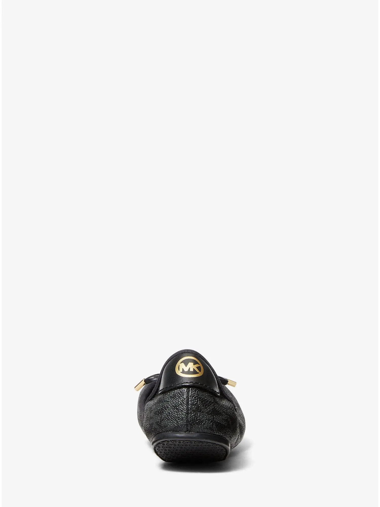 Logo Ballet Flat Black
