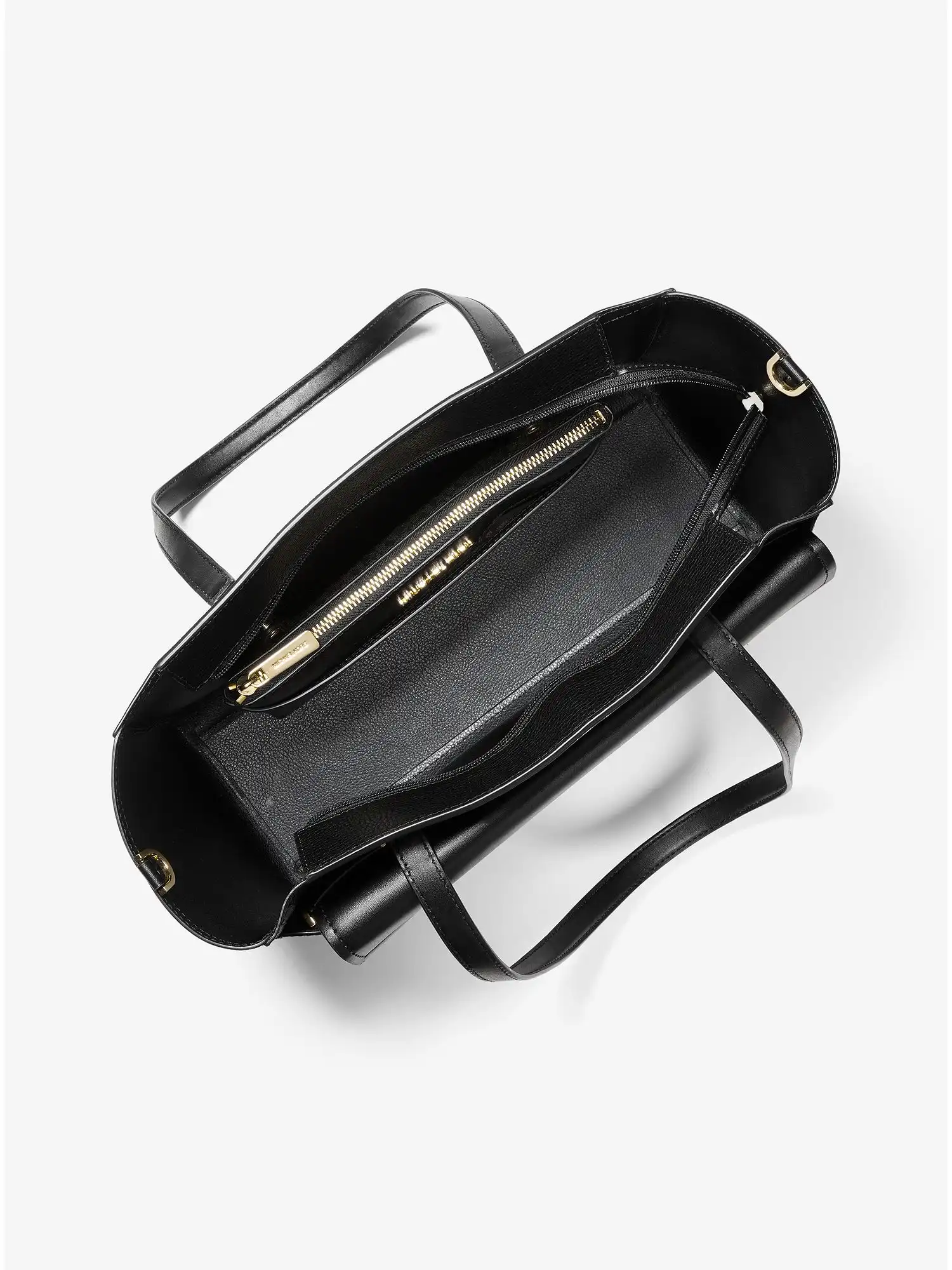 Maisie Large Pebbled Leather 3-in-1 Tote Bag Black