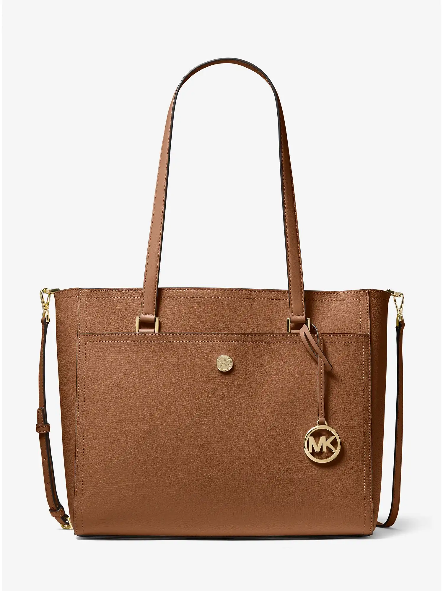 Maisie Large Pebbled Leather 3-in-1 Tote Bag Luggage Multi