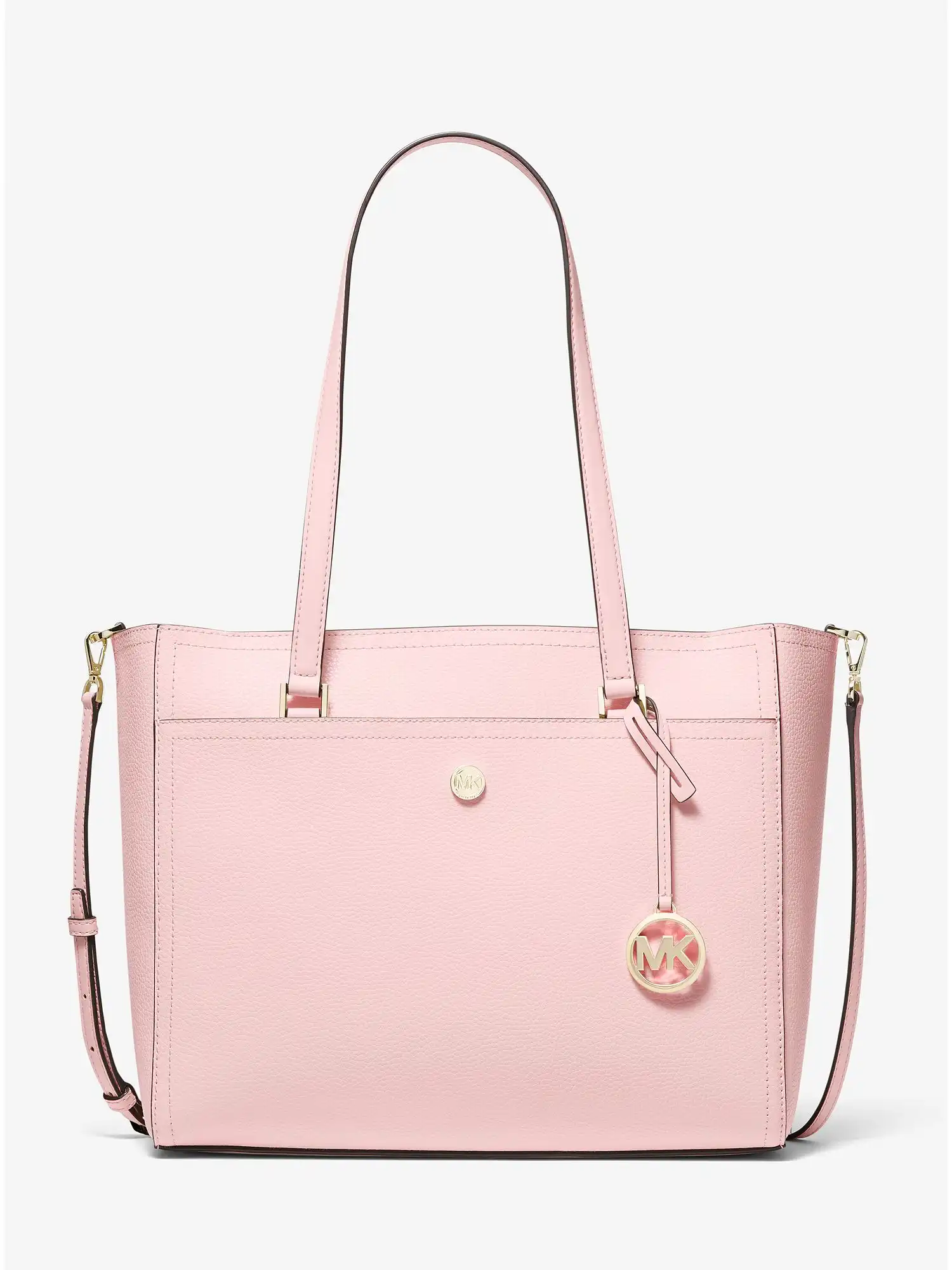 Maisie Large Pebbled Leather 3-in-1 Tote Bag Pwd Blsh Mlt