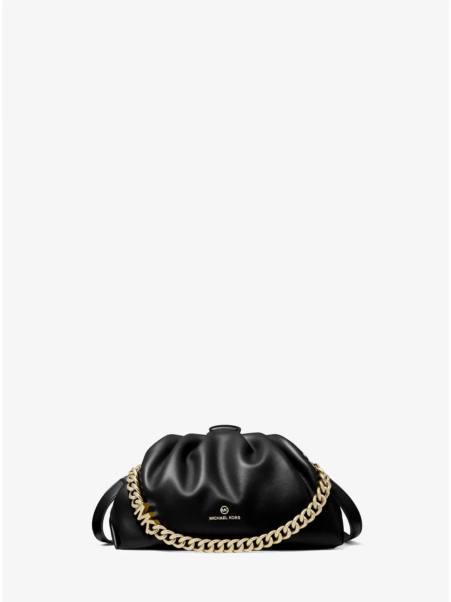 Nola Small Faux Leather Crossbody Bag Black