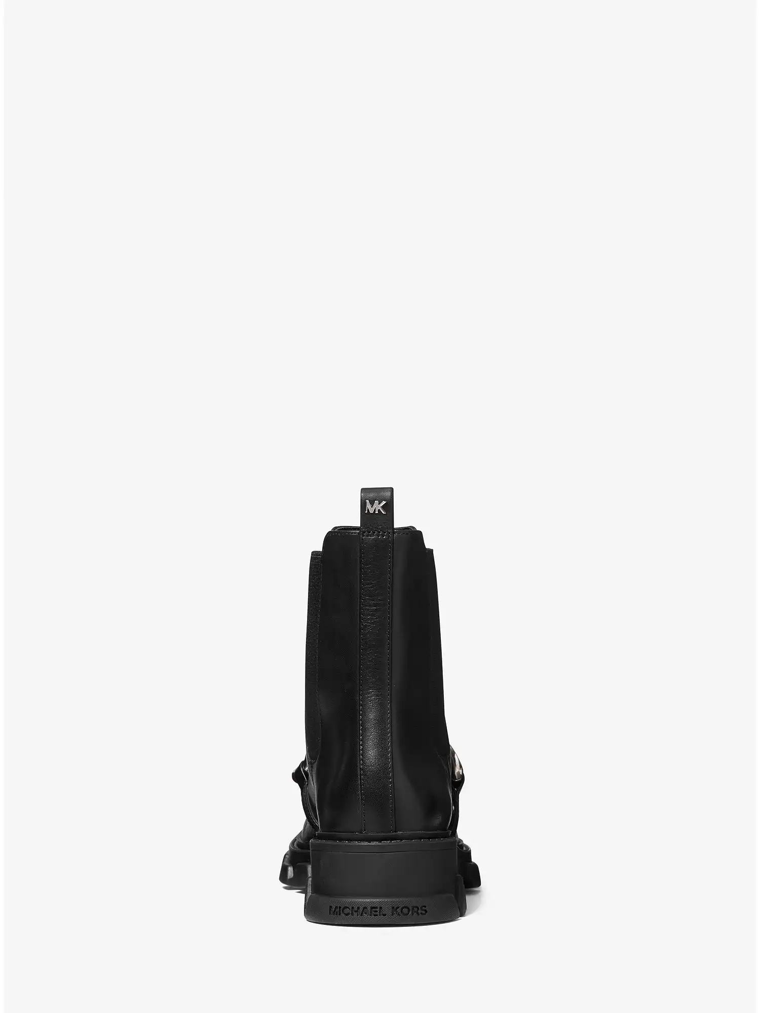 Scarlett Embellished Leather Boot Black