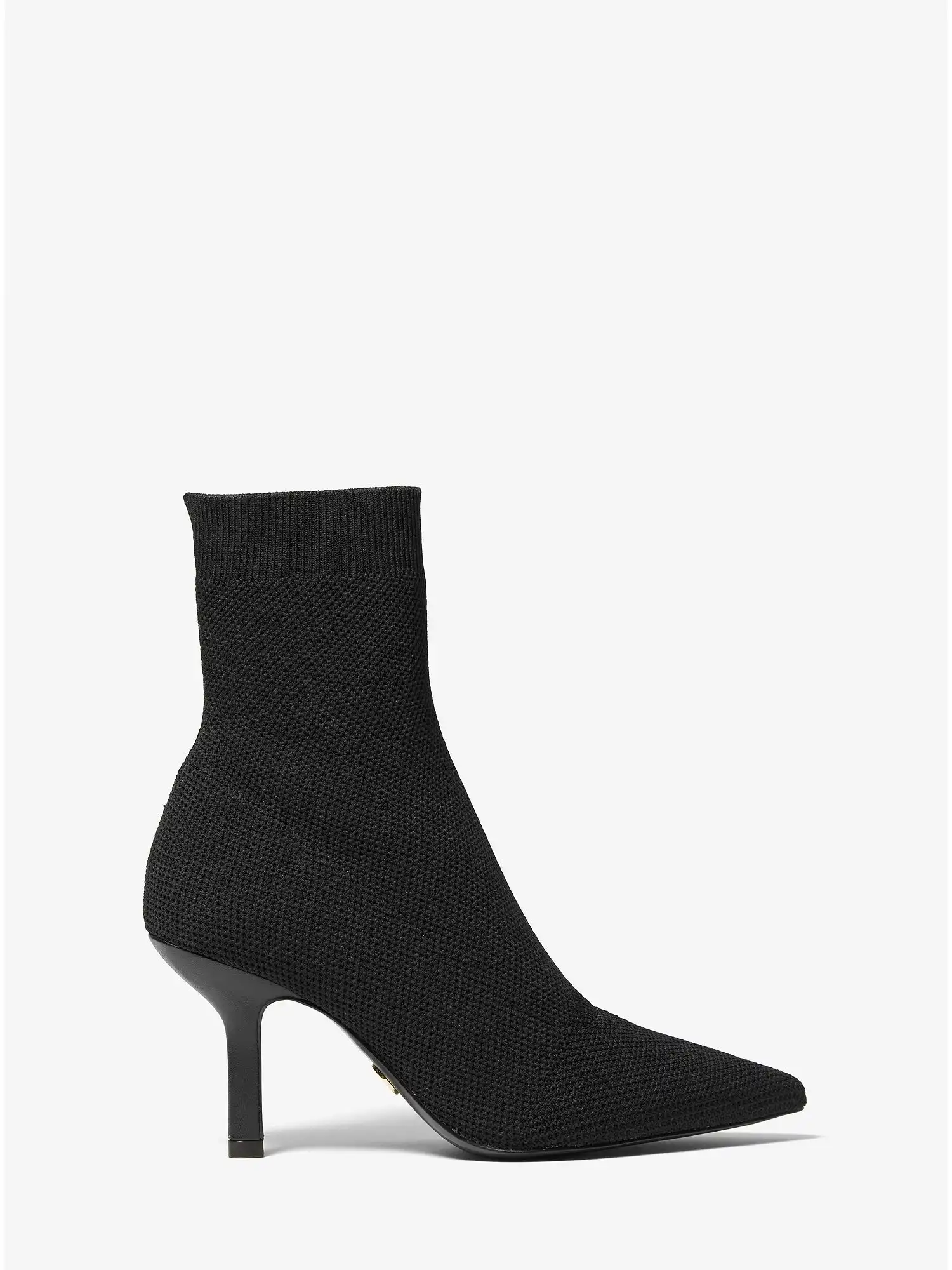 Shiloh Stretch Knit Sock Boot Black