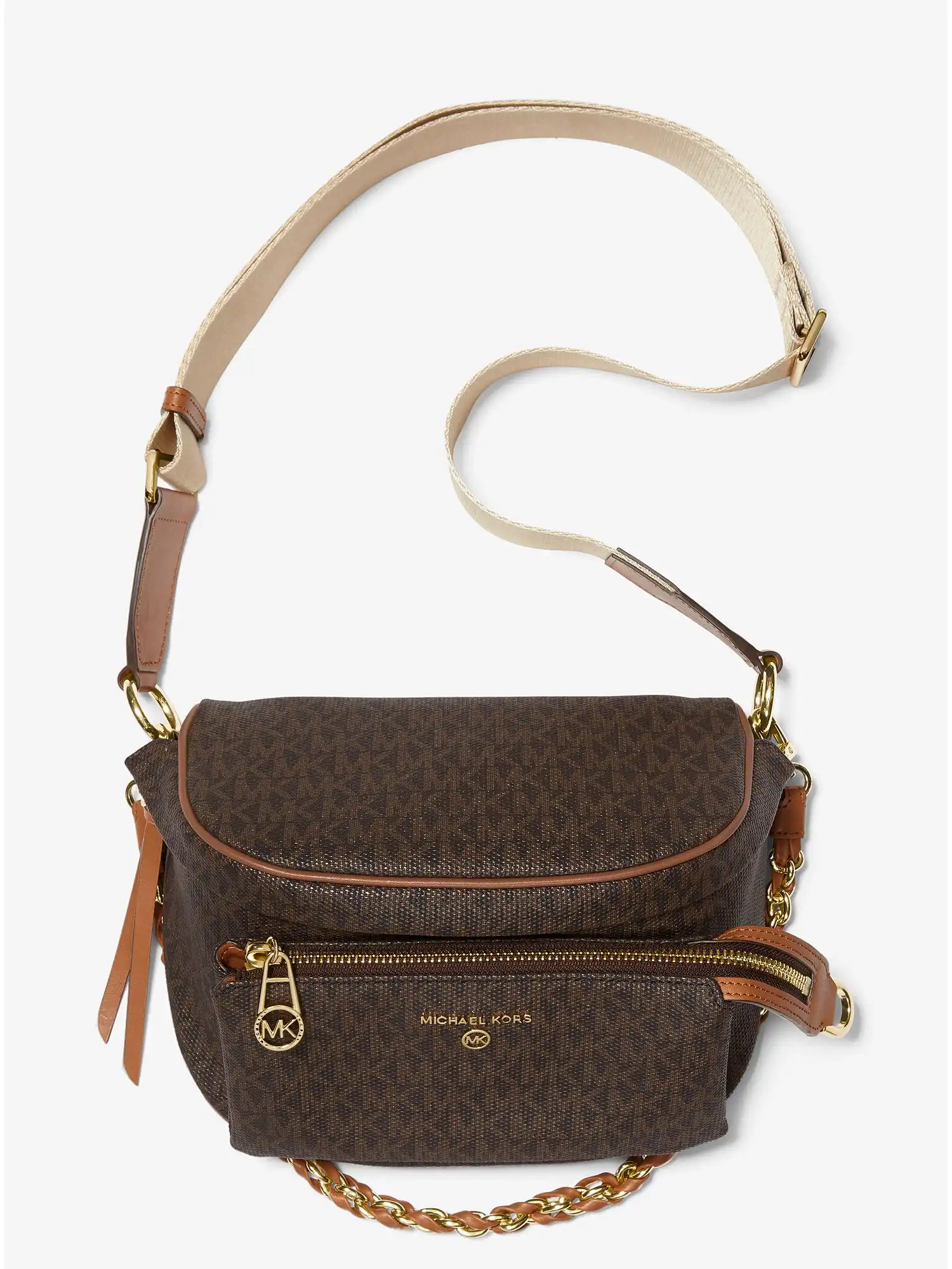 Slater Medium Logo Sling Pack Brn Acorn
