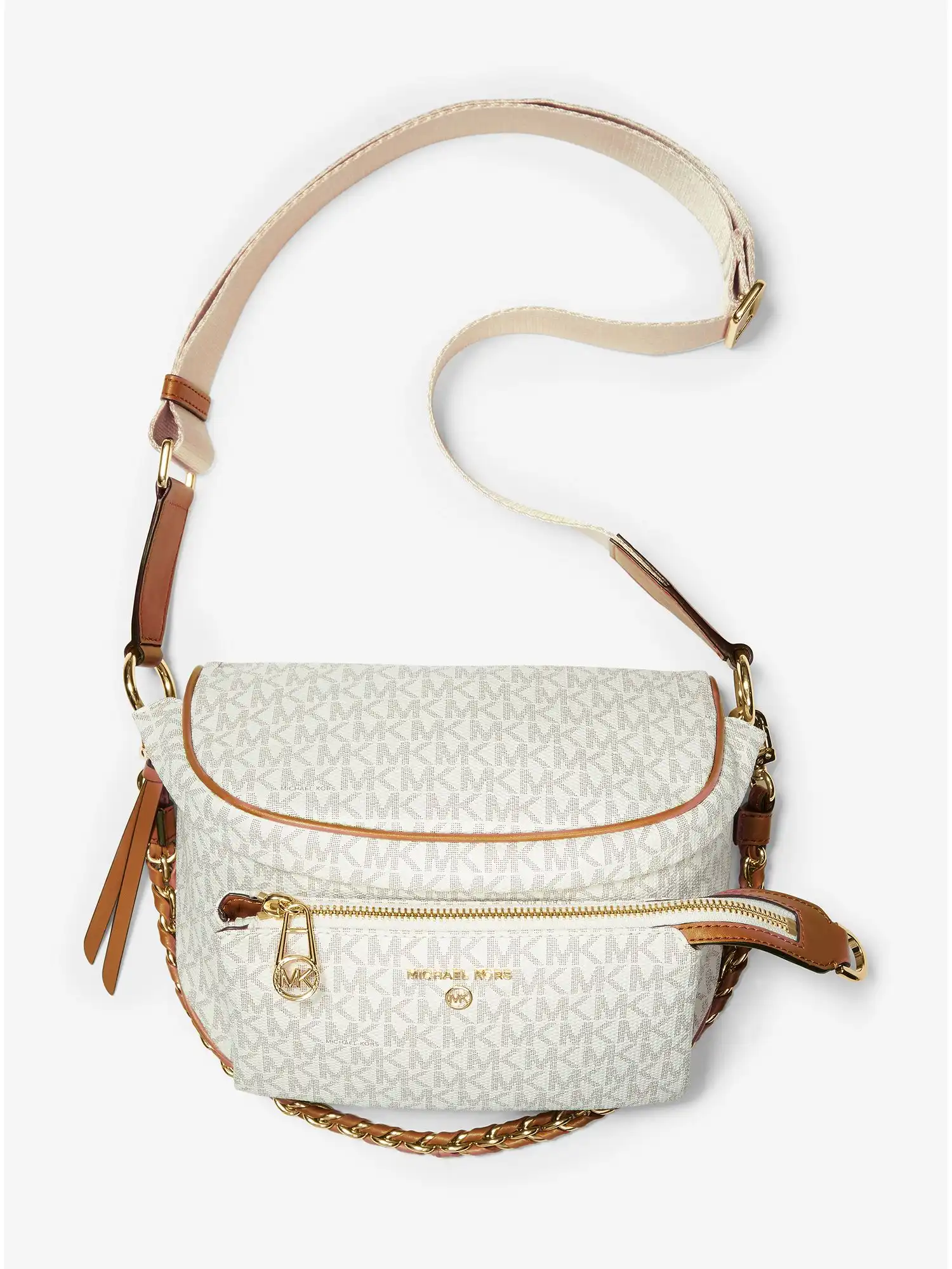 Slater Medium Logo Sling Pack Vanilla Acorn