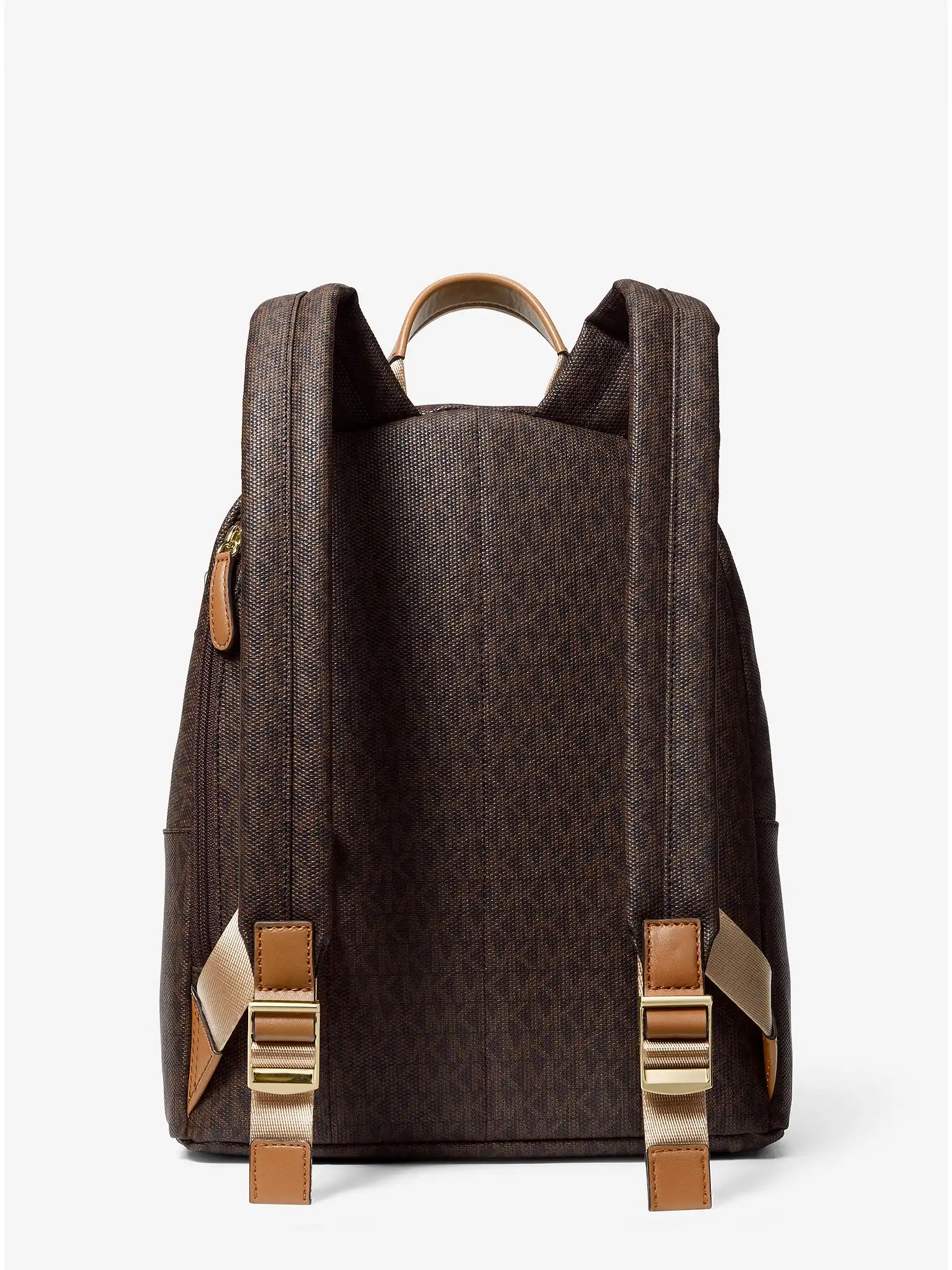 Slater Medium Logo Stripe Backpack Brn Acorn