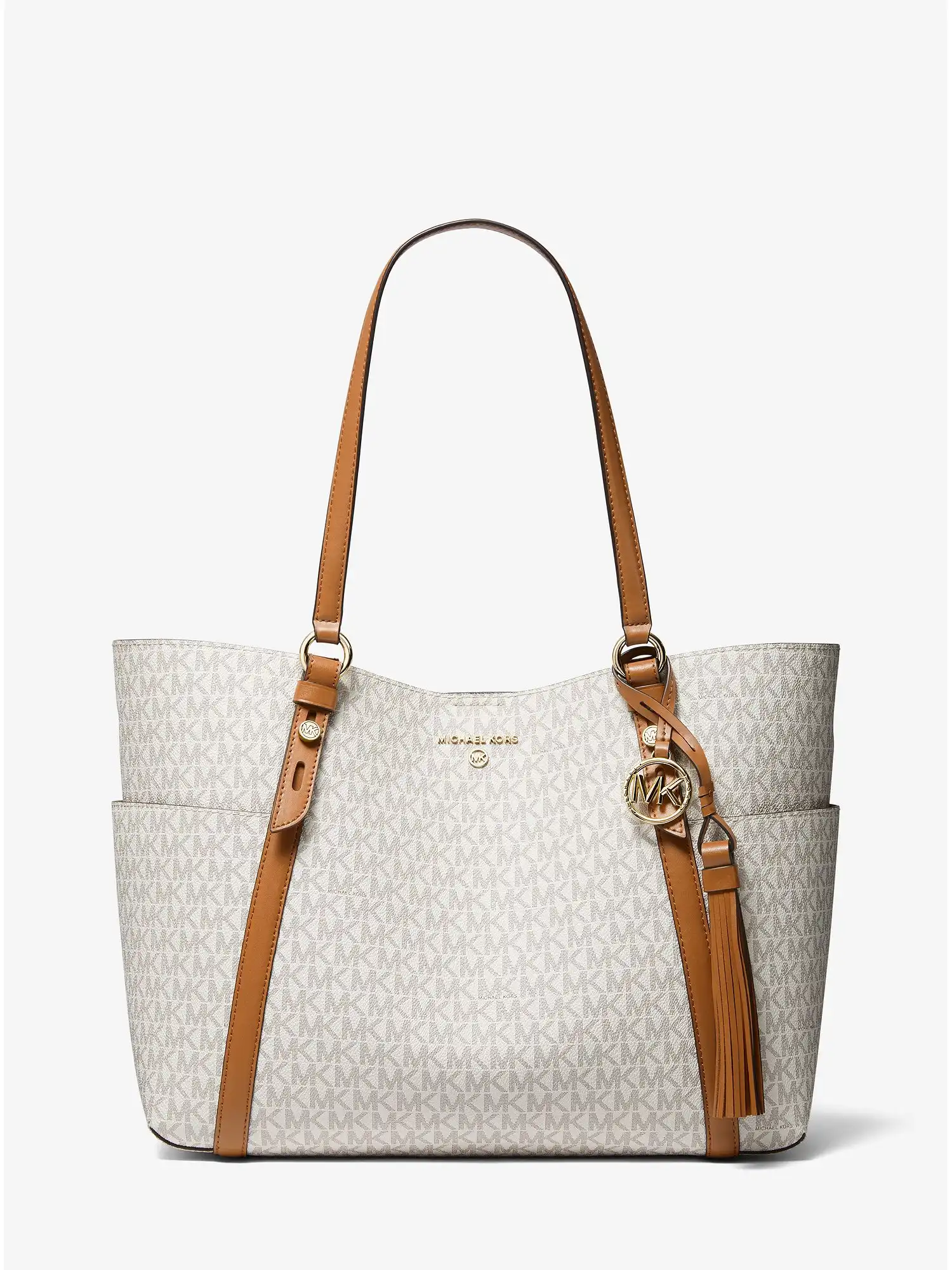Sullivan Large Logo Tote Bag Vanilla Acorn