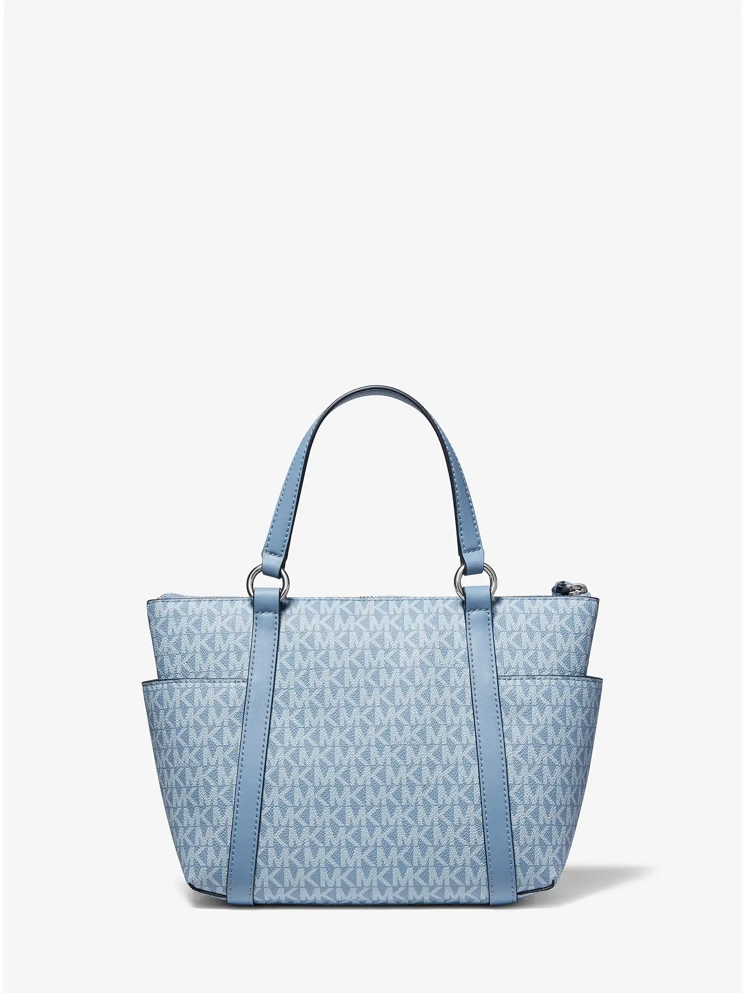 Sullivan Small Logo Top-Zip Tote Bag Chambray