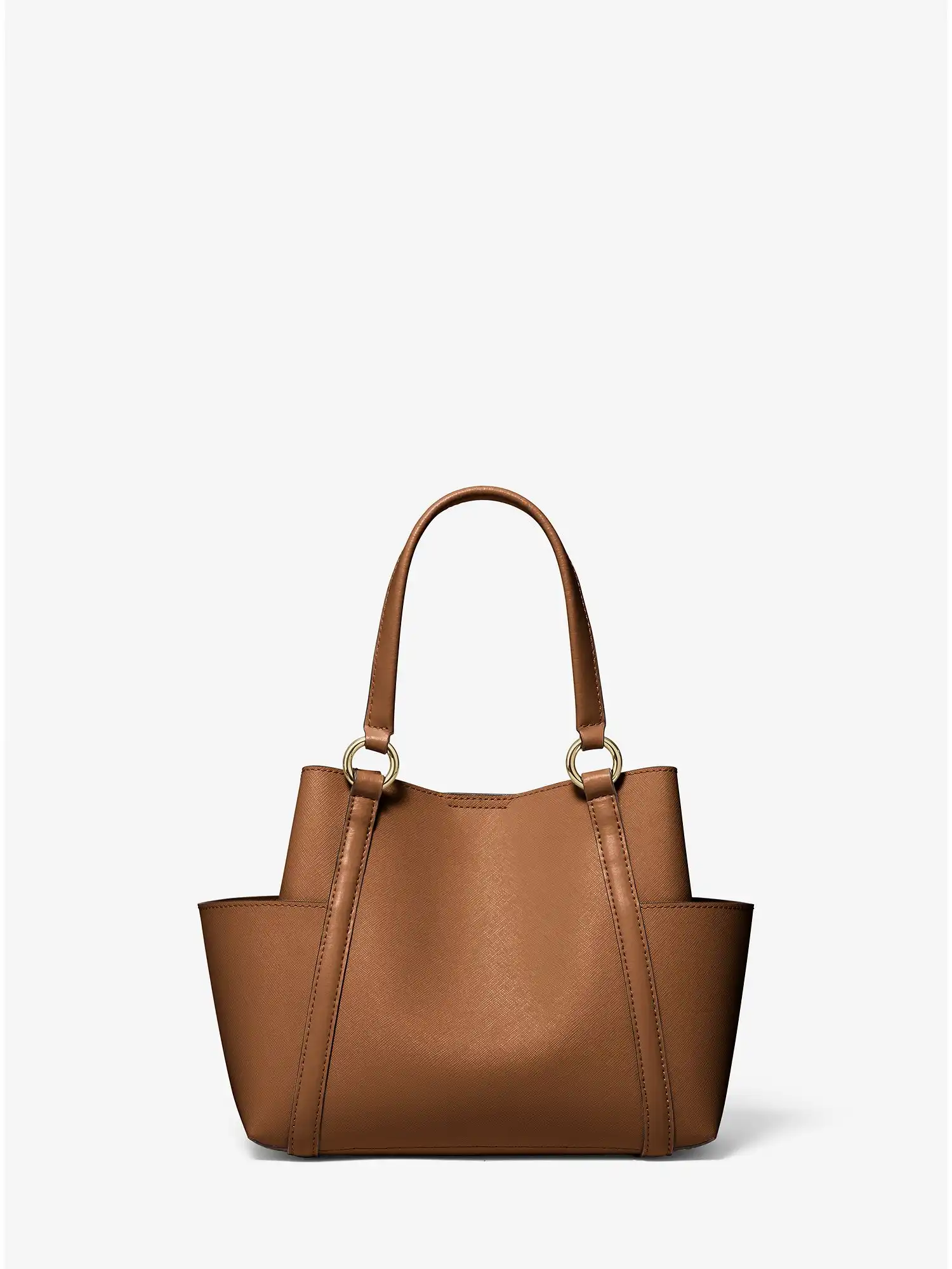 Sullivan Small Saffiano Leather Tote Bag Luggage