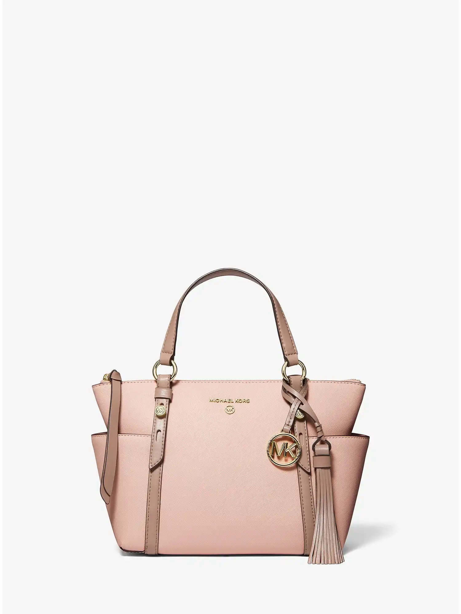 Sullivan Small Two-Tone Saffiano