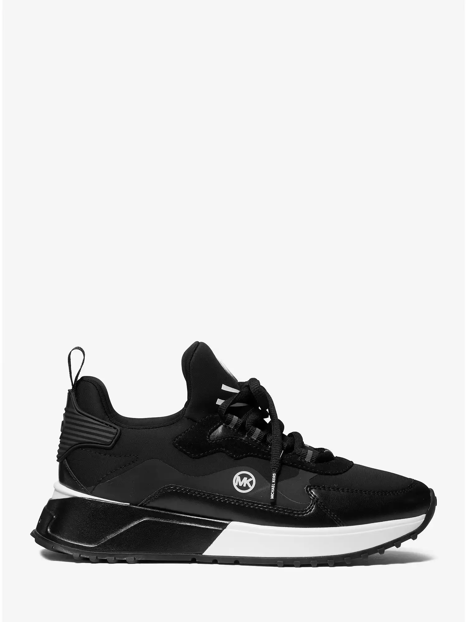 Theo Mixed-Media Trainer Black