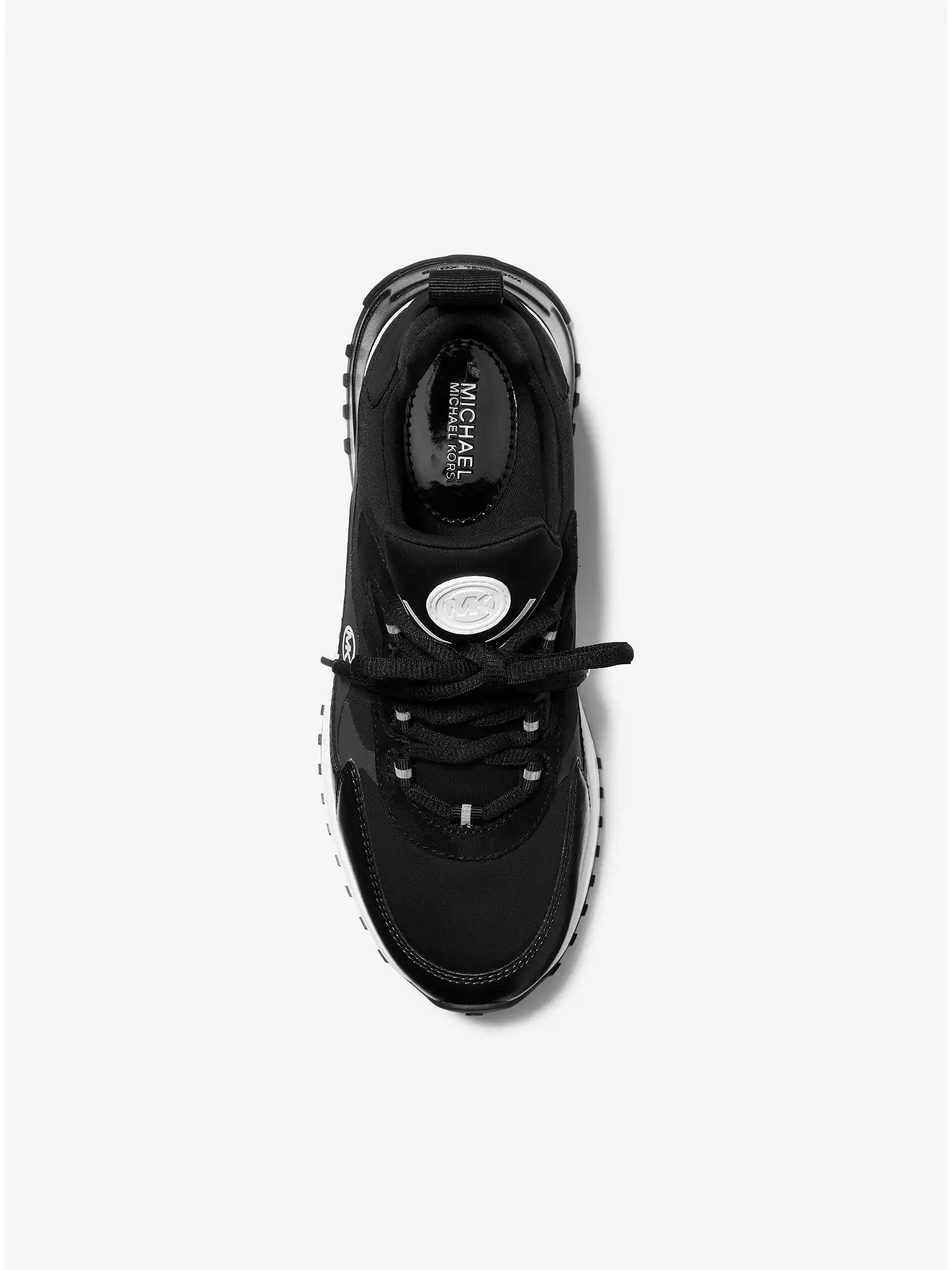 Theo Mixed-Media Trainer Black